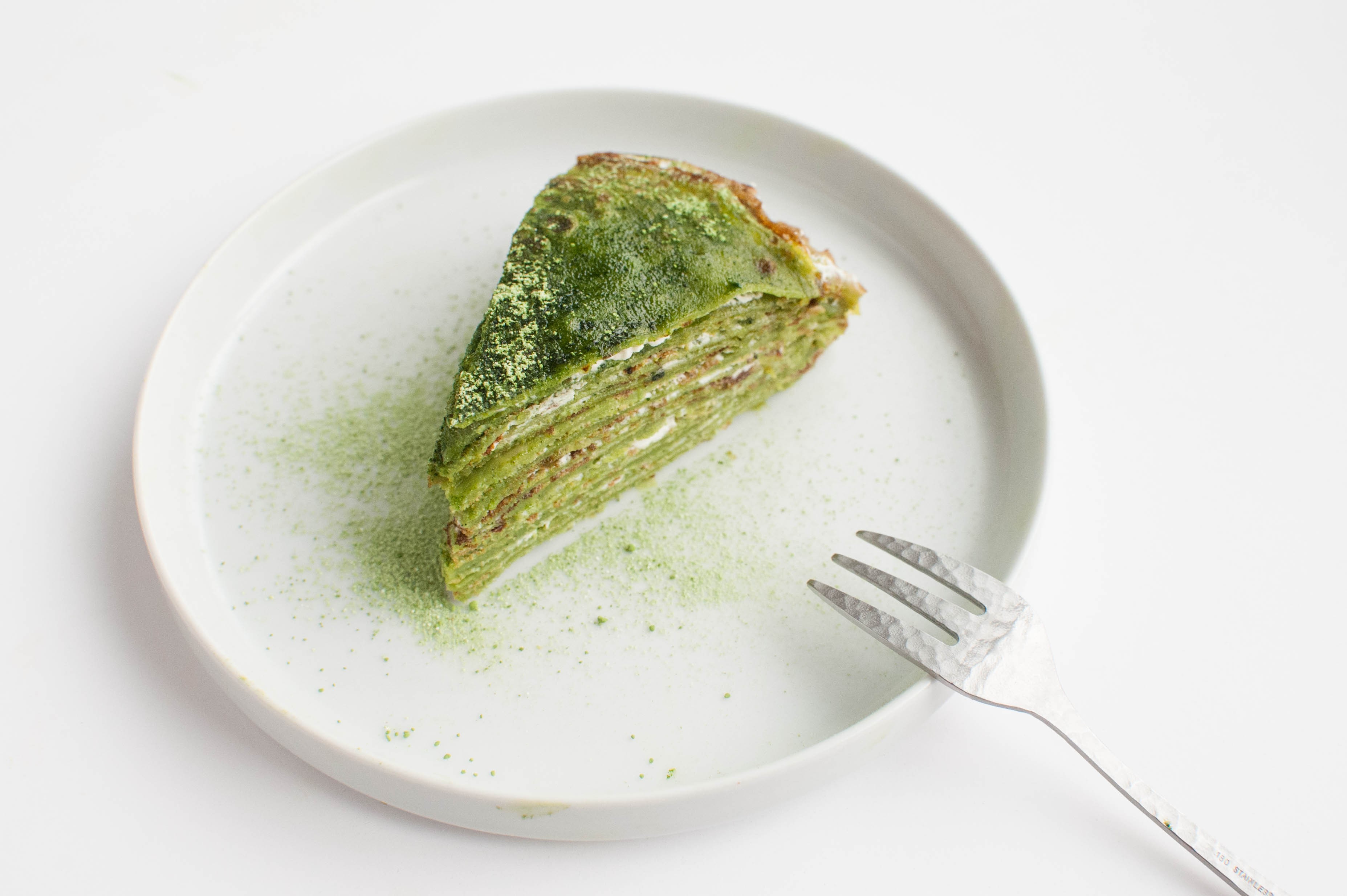 Matcha Milles Crepe Cake The Chef Charette