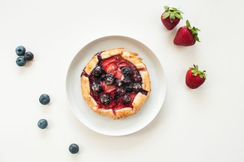 Mini summer fruit galette